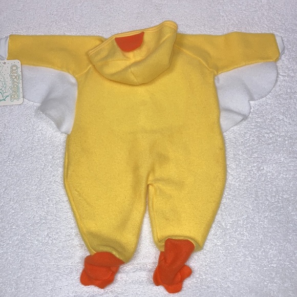 NWT vintage kleinerts yellow duck costume medium 12-17 lbs - Picture 7 of 7